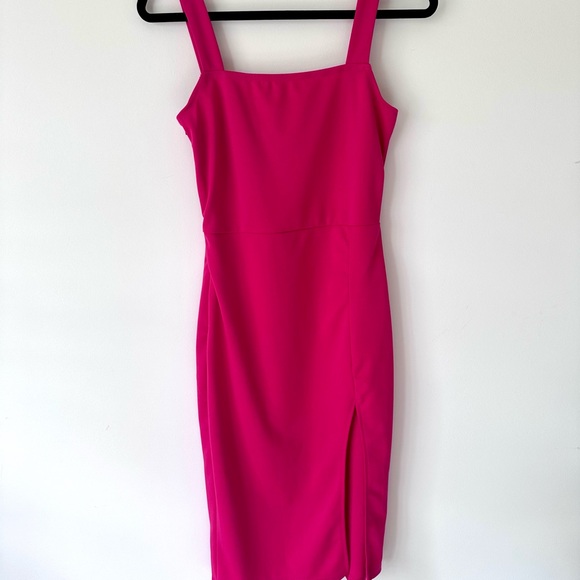 💖H&M Mini Bodycon Fusia Pink Dress💖 - Picture 3 of 6